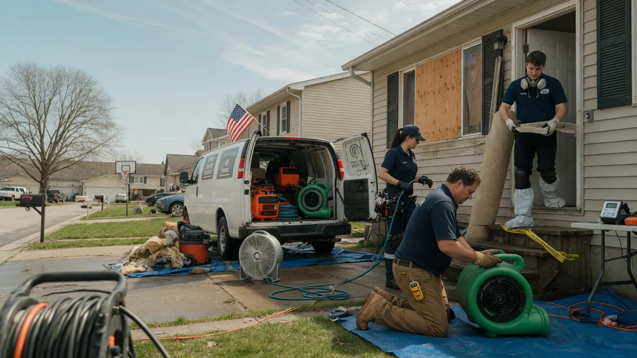 Water Damage Restoration in Thornfield, MO near me